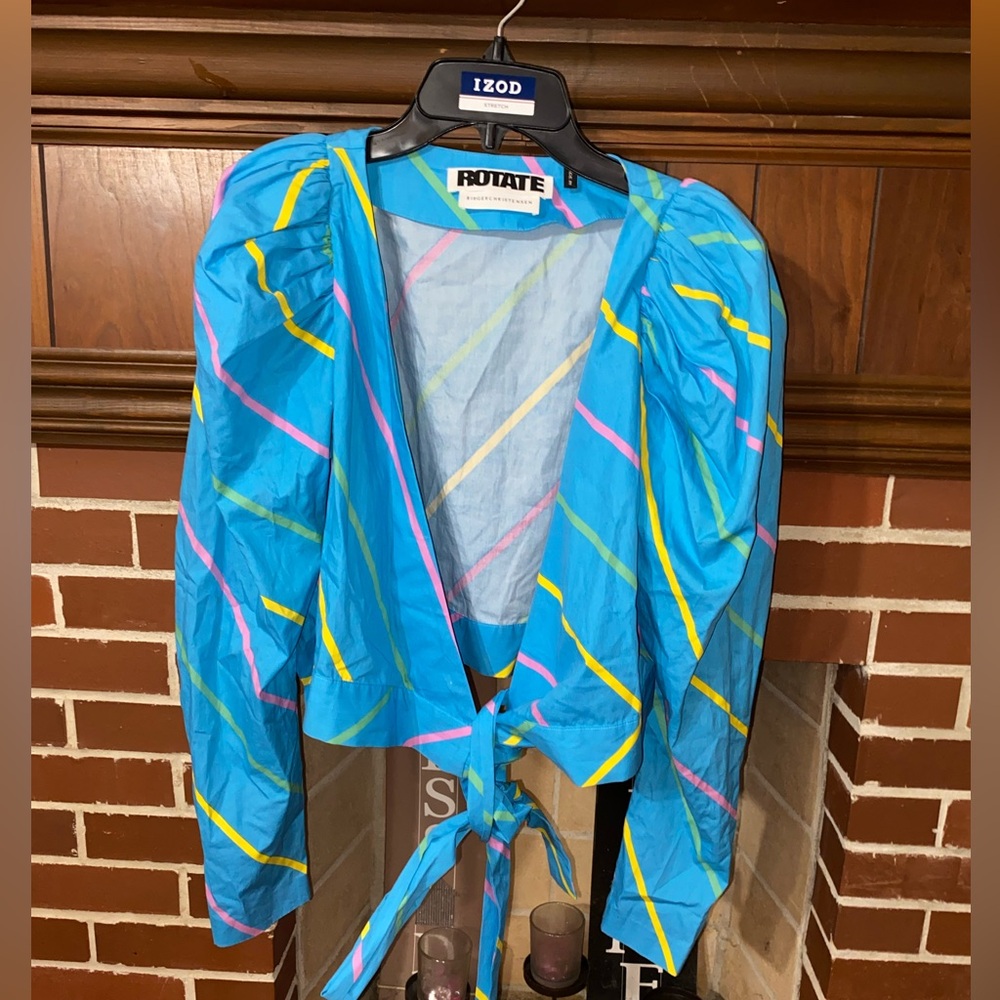 Blue Striped Women's Jacket